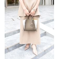 Point sac【ポワン サック】キャンバスコンビジッパートートバッグ/Sサイズ