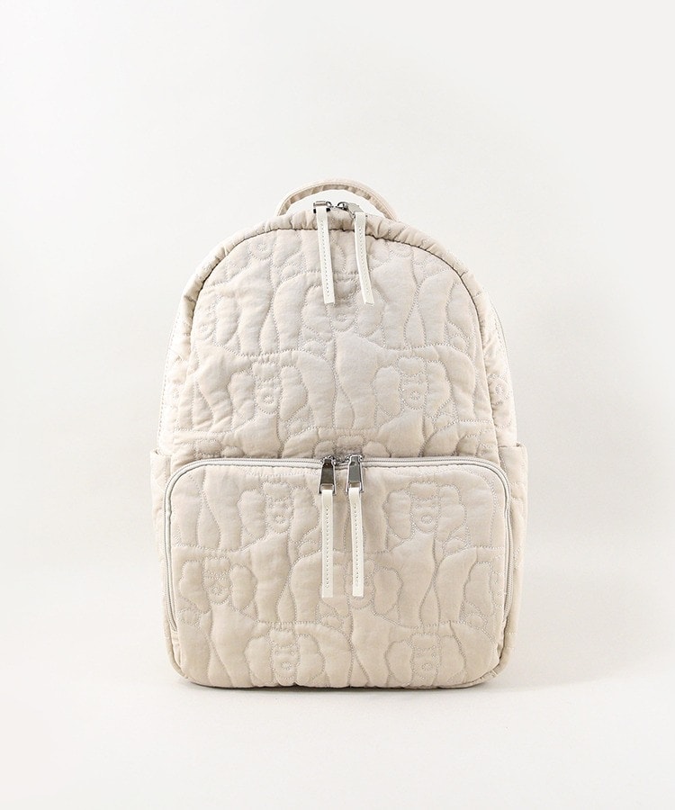 Poodmou【プードム】/撥水キルティング多機能ナイロンリュック