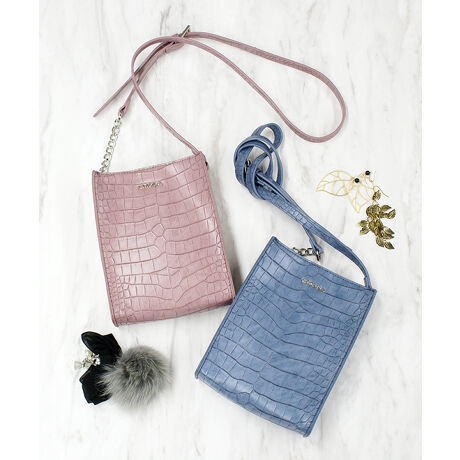 Emoda エモダ クロコダイル型押しボックスチェーンショルダーバッグ エモダ Emoda 9347 ファッション通販 マルイウェブチャネル