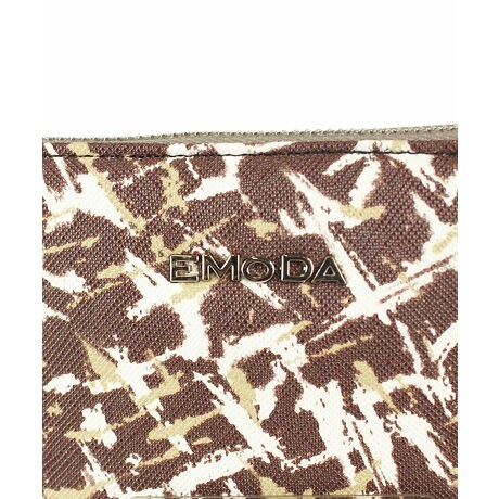 Emoda エモダ ペイント柄プリントキーチェーン付きマルチウォレット エモダ Emoda 97 ファッション通販 マルイウェブチャネル