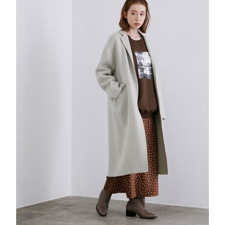 イタリア製素材 ダブルフェイスリバーチェスターコート マドモアゼル ロペ Mademoiselle Rope Gwo ファッション通販 マルイウェブチャネル イタリア製素材 ダブルフェイスリバーチェスターコート マドモアゼル ロペ Mademoiselle Rope Gwo ファッション通販 マルイウェブチャネル