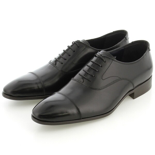 【美品】ポリーニ ストレートチップ 内羽根 レザー ビジネスシューズ 26 ビジネスシューズ（内羽根式ストレートチップ） | ラフィネ(RAFFINATE