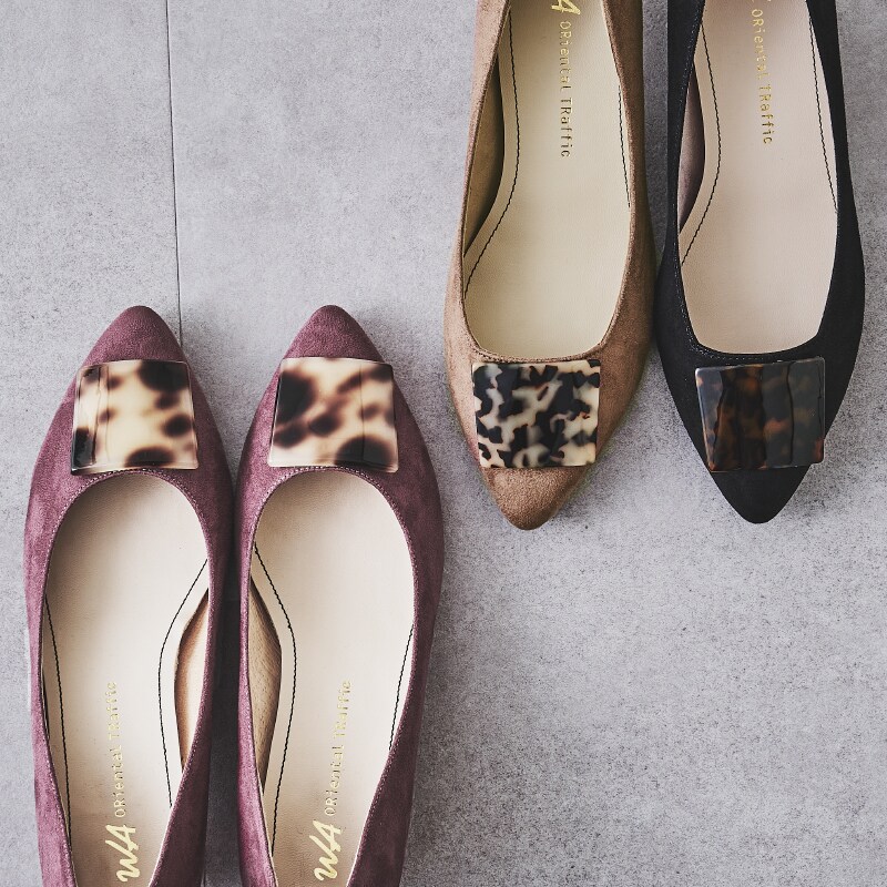 べっ甲プレートヒールパンプス/12309 | オリエンタルトラフィック