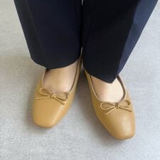 オリエンタルトラフィック(ORiental TRaffic)の厚手クッション入り【跳べるパンプス/シリーズ累計販売数150万足突破】バレエシューズ/R-3208