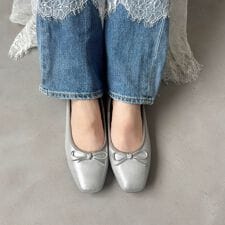 オリエンタルトラフィック(ORiental TRaffic)の厚手クッション入り【跳べるパンプス/シリーズ累計販売数150万足突破】バレエシューズ/R-3208