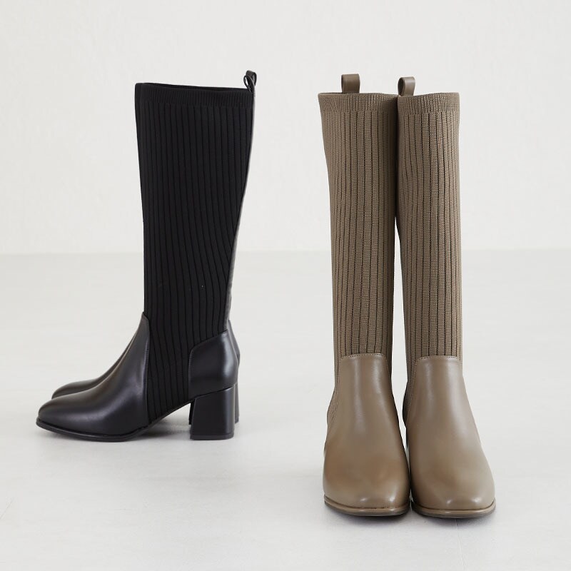 ニットロングヒールブーツ/31509 | オリエンタルトラフィック(ORiental
