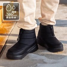 撥水 完全防水 防寒 あったか 滑りにくい パデットショートスノーブーツ/OT3404