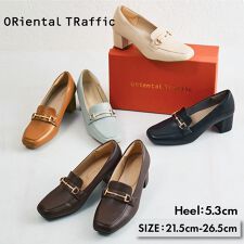 オリエンタルトラフィック(ORiental TRaffic)の【跳べるパンプス/シリーズ累計販売数150万足突破】ビットヒールローファー/R-3214