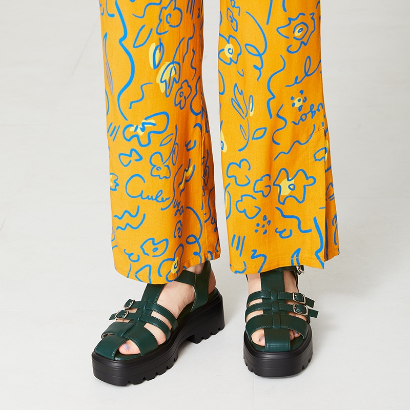 ダブルベルトファーサンダル/41207 | オリエンタルトラフィック