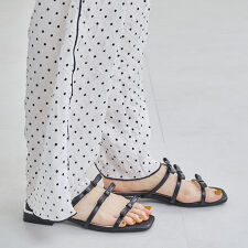 リボンストラップフラットサンダル/41247