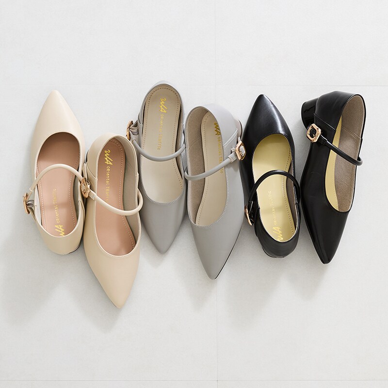 ポインテッドトゥストラップバブーシュ/42304 | オリエンタル