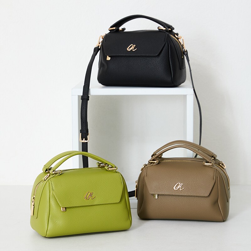 ゴールドロゴモチーフハンドバッグ/BA-241 | オリエンタルトラフィック