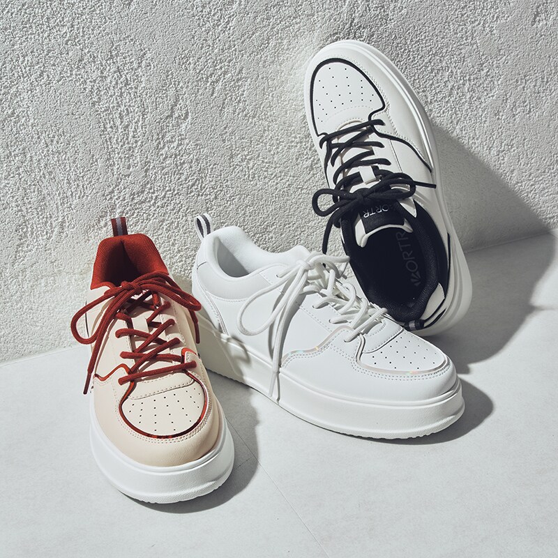 厚底スニーカー バイカラーボリュームソールスニーカー/OT3750