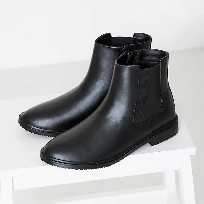 オリエンタルトラフィック（ORiental TRaffic）/厚手クッション入り 歩きやすい 晴雨兼用 サイドゴアレインショートブーツ/R−0018 厚手クッション入り 歩きやすい 晴雨兼用 サイドゴアレインショート