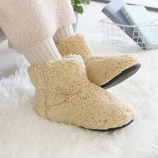 軽量 ふわふわ あたたかい【EC限定】ボア ルームシューズ ブーツ / G-0011