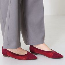 【25春夏新作】【ニット】軽量シアーニットパンプス/52108