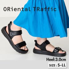 【Fit meサンダル】【軽量】【踵クッション】ダブルベルトサンダル/51227 | オリエンタルトラフィック(ORiental TRaffic)