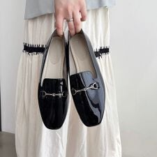 生活防水対応【WEB限定】晴雨兼用ビットローファー/55106