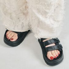 【Fit meサンダル】3本ベルトスライドサンダル/55209