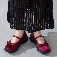 オリエンタルトラフィック(ORiental TRaffic)の【25秋冬新作】スニーカーソールバレエシューズ/51305