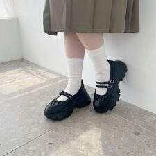 ダブルリボンスニーカーソールシューズ/51307