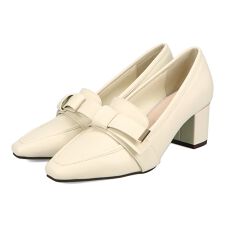 オリエンタルトラフィック(ORiental TRaffic)の【25秋冬新作】リボンベルトヒールローファー/51311