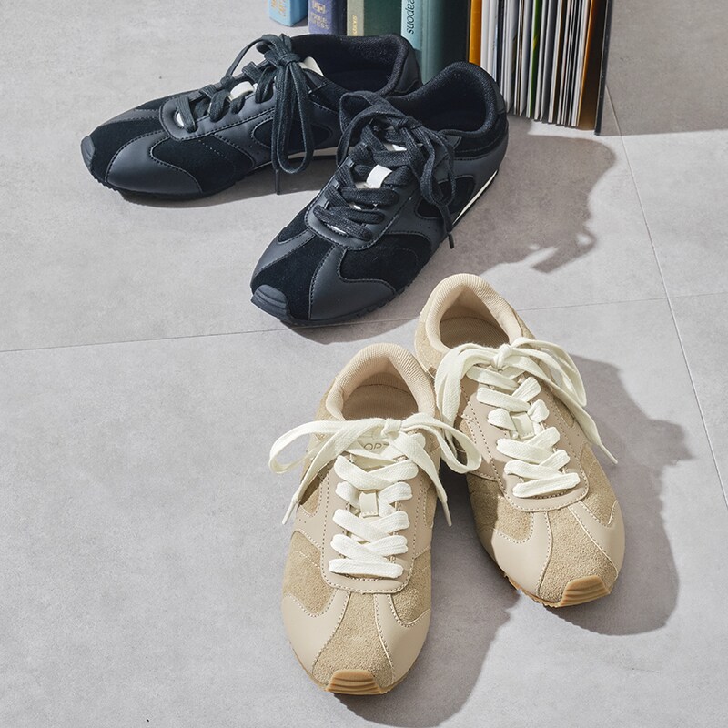 25秋冬新作】ダブルシューレース厚底スニーカー/OT3776 | オリエンタル