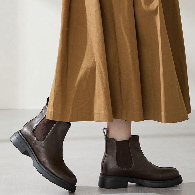 25秋冬新作】ラウンドトゥサイドゴアブーツ/51414 | オリエンタル