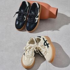 オリエンタルトラフィック(ORiental TRaffic)の【25秋冬新作】ガムソールジャーマンスニーカー/OT3783