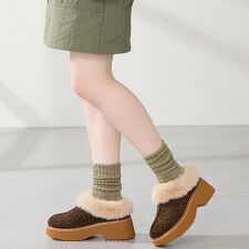 オリエンタルトラフィック(ORiental TRaffic)の防寒 ムートン【25秋冬新作】厚底ムートンサボ/51325