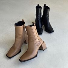 オリエンタルトラフィック(ORiental TRaffic)のスクエアトゥ切替ヒールブーツ/31392