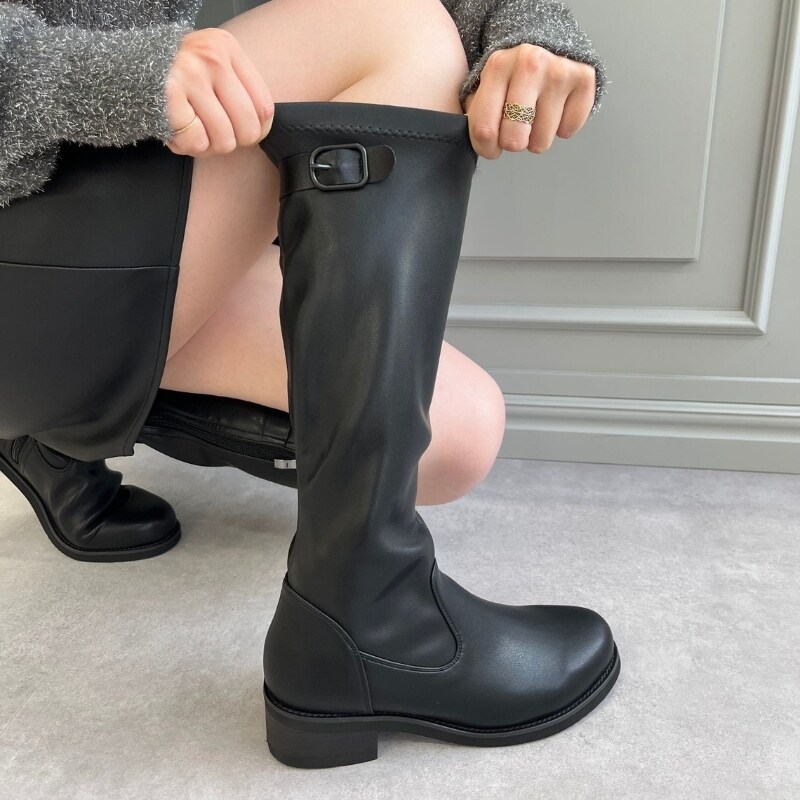 オリエンタルトラフィック（ORiental TRaffic）/感動 ストレッチ 柔らかフィット 【25秋冬新作】ピタ心地ストレッチ ロングブーツ /51502 感動 ストレッチ 柔らかフィット 【25秋冬新作】ピタ心地ストレッチ