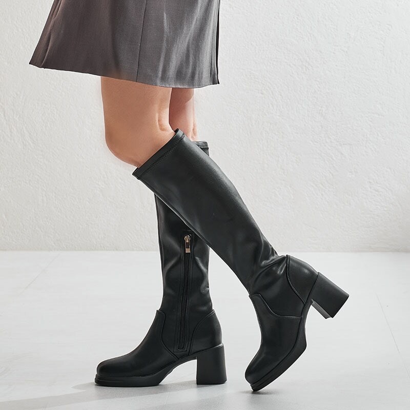 オリエンタルトラフィック（ORiental TRaffic）/【25秋冬新作】ソフトソールストレッチヒールロングブーツ/51504 25秋冬新作】ソフトソールストレッチヒールロングブーツ/51504