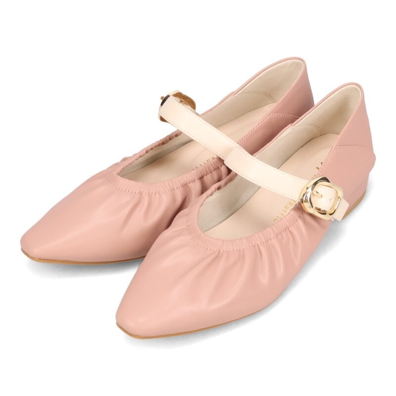 【26春夏新作】ギャザーデザインメリージェーンパンプス/62103