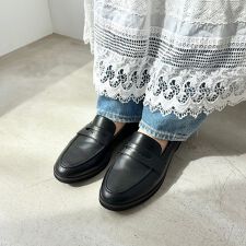 柔らかく歩きやすい 厚手クッション入り【26春夏新作】軽量 ソフトローファー/62116