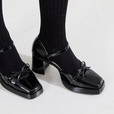 【26春夏新作】カットデザインプラットフォームパンプス/61116