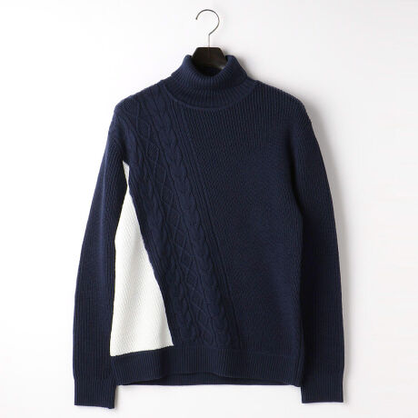 エクストラファインメリノウール ケーブルタートルネックセーター コムサ メン Comme Ca Men 07 34kr14 200 ファッション通販 マルイウェブチャネル