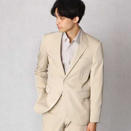 カラーポリエステルストレッチ21SS セットアップジャケット | コムサ 