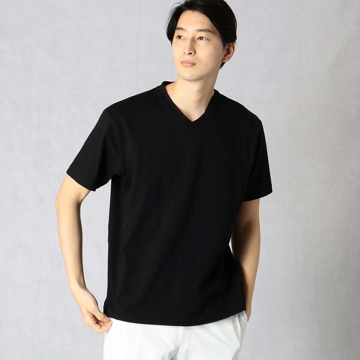 VネックTシャツ「Triporous FIBER」 | コムサ・メン(COMME CA MEN) | 07-42TT04-201 | ファッション通販  マルイウェブチャネル