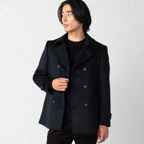 アンゴラ×ウールビーバー仕上げ ピーコート | コムサ・メン(COMME CA 