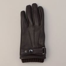 コムサ・メン(COMME CA MEN)のベルト付きレザーグローブ