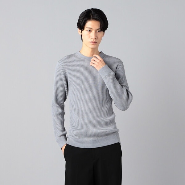 コムサ・メン（COMME CA MEN）/リンクスジャカード クルーネックニット リンクスジャカード クルーネックニット | コムサ・メン(COMME CA MEN