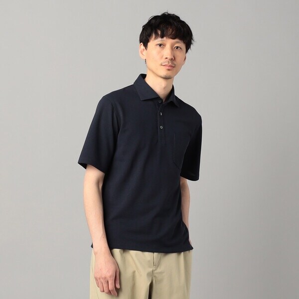 和歌山編みIL PRINCIPEジャージー ポロシャツ | コムサ・メン(COMME CA