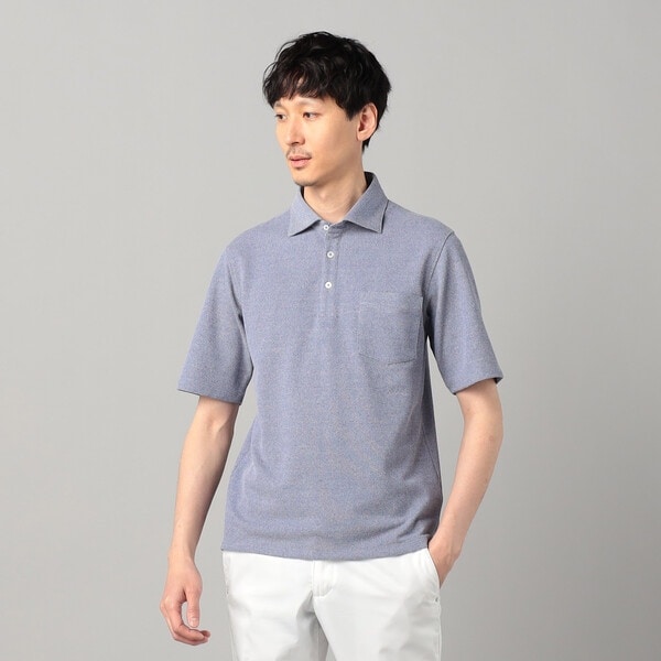 和歌山編みIL PRINCIPEジャージー ポロシャツ | コムサ・メン(COMME CA