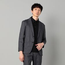 コムサ・メン(COMME CA MEN)の【セットアップ対応】エアードットジャージープリント パッチポケットジャケット