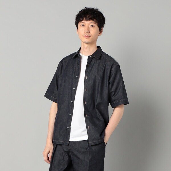 COMME CA MEN / コムサ・メン 岡山産 反応染色コンパクトヤーン デニム