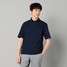 コムサ・メン(COMME CA MEN)のAEGEAN ORGANICシルケットカノコ カッタウェイポロシャツ