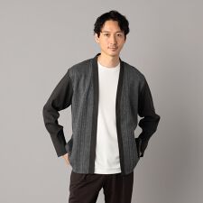 コムサ・メン(COMME CA MEN)のケーブルコンビ ハッピカーディガン