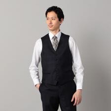 【セットアップ対応】尾州産 IL PRINCIPE タータンチェック ベスト