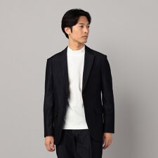 【セットアップ対応】2WAY デニムルックジャージー ジャケット